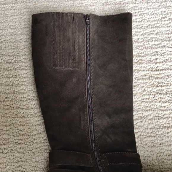 Clark’s Brown Suede Zip Boots 9.5 - Picture 12 of 13